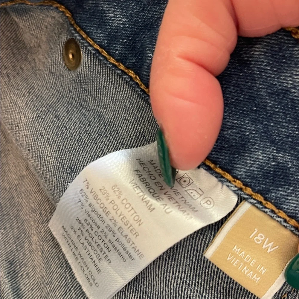 Michael Kors Blue Boyfriend Jeans - Picture 3 of 5